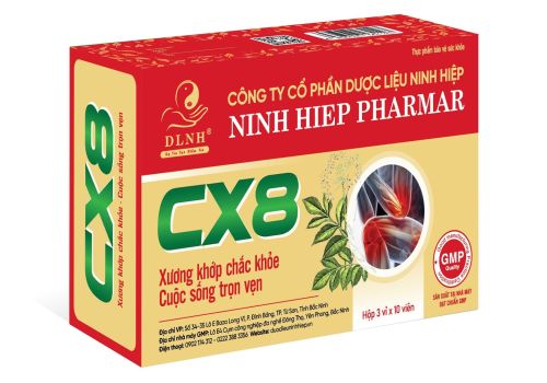CX8 –HỖ TRỢ XƯƠNG KHỚP CHẮC KHỎE